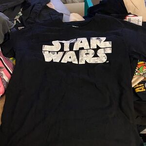 Star Wars Black and White T-Shirt